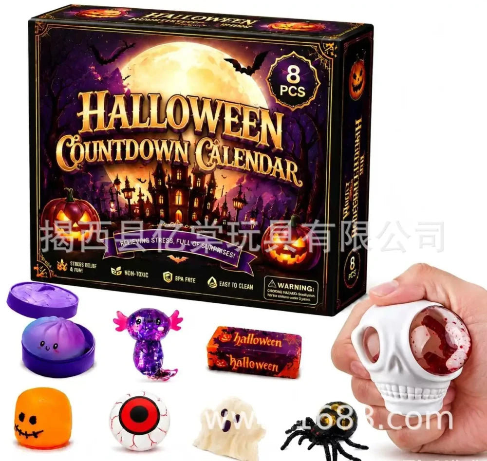 Halloween Sensory Squeeze Squishy Toy Set