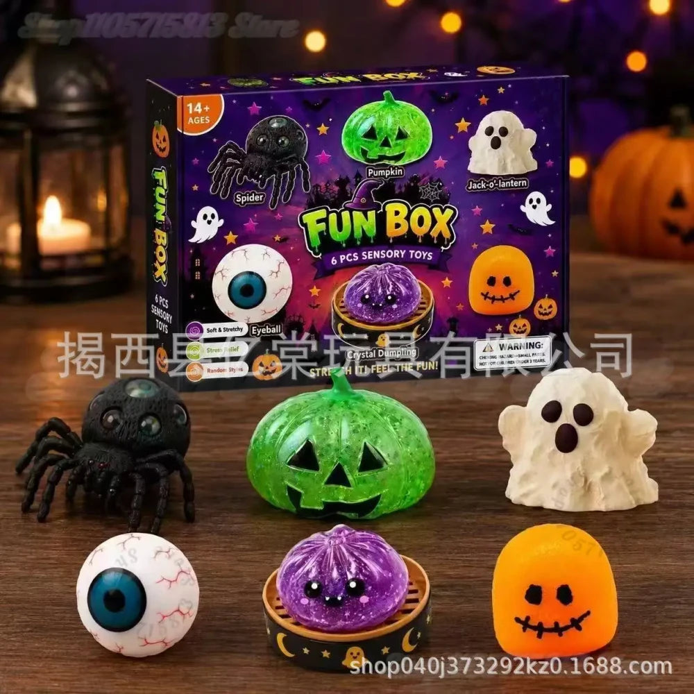 Halloween Sensory Squeeze Squishy Toy Set