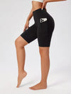 High-Waisted Cycling Shorts with Pockets