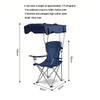 Folding Sunshade Camping Chair