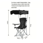 Folding Sunshade Camping Chair
