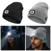 Bluetooth Beanie Hat with LED Light and Speakers