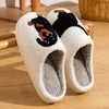 Cartoon Dog Indoor Plush Slippers