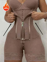Lace-Trimmed Shapewear Bodysuit