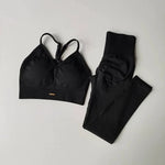 Seamless High-Waisted Yoga Suit