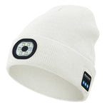 Bluetooth Beanie Hat with LED Light and Speakers
