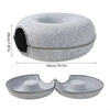 Felt Cat Tunnel Bed with Hideout
