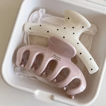 Korean French Style Polka Dot Shark Hair Clip